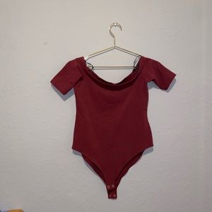 Off the shoulder bodysuit forever 21